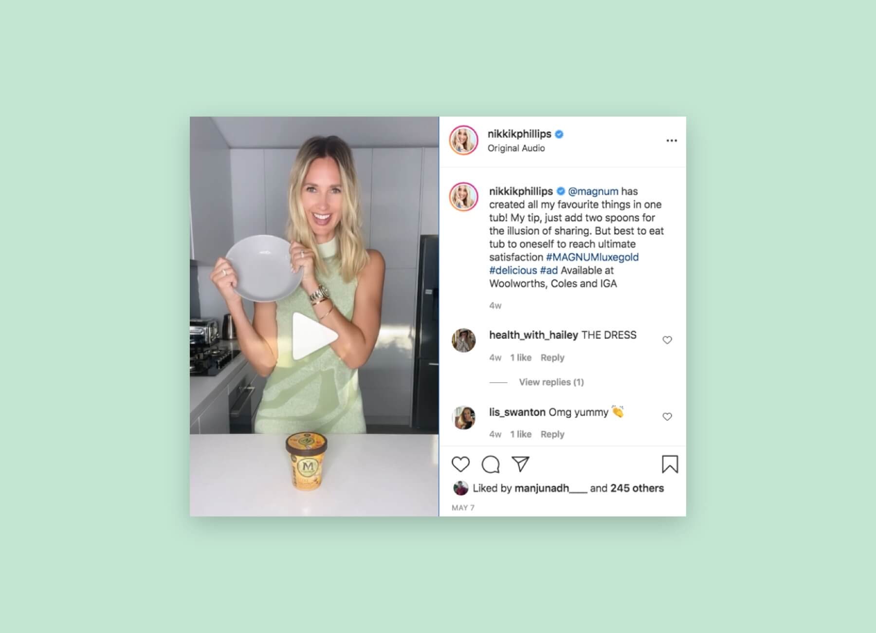 Beispiel Instagram - Influencer/Affiliate Marketing
