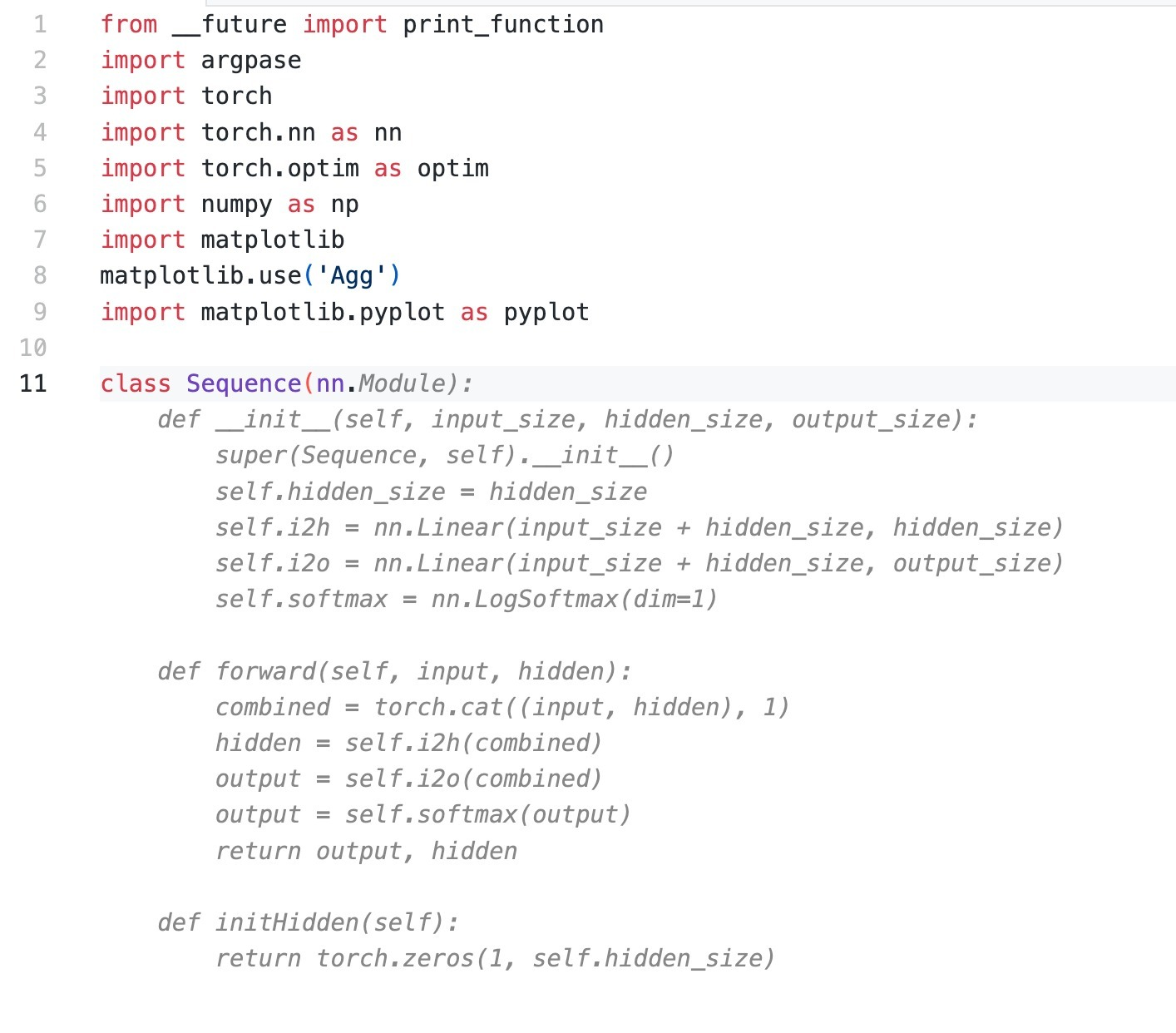 Beispiel einer Code Completion