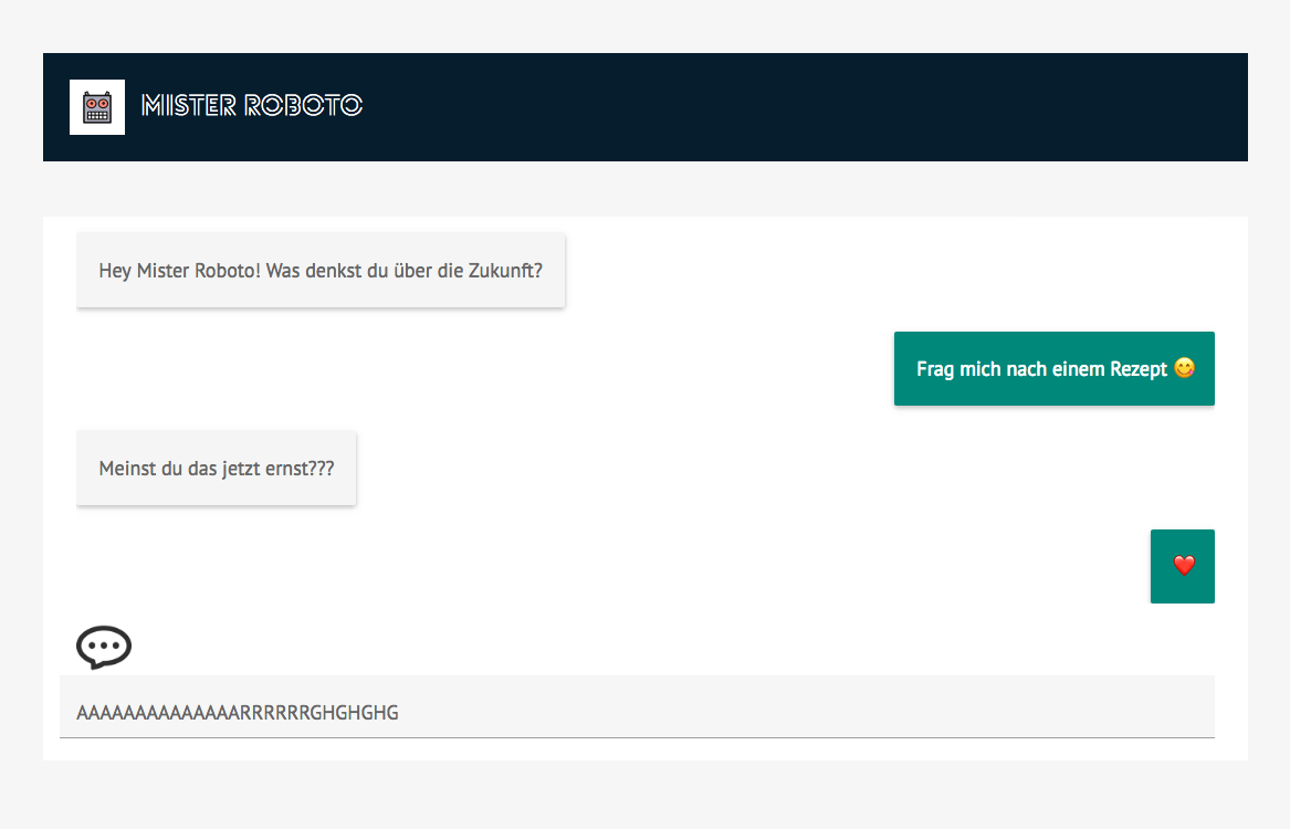 Beispiel Chatbot