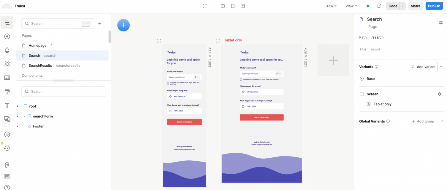 Plasmic User Interface