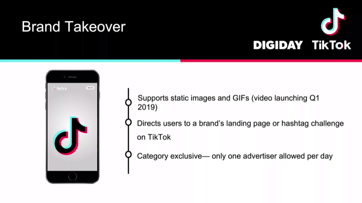 TikTok Marketing Brand Takeover