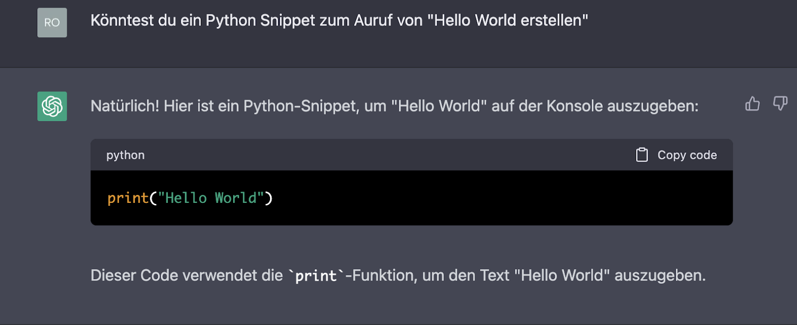 ChatGPT Prompt
